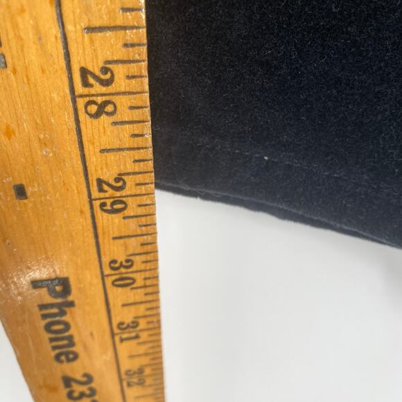 J. Jill Pants Women’s 16 Black Velvet Goth Whitchy Straight Leg Classic - Picture 7 of 8